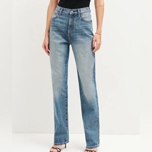Elan Ultra High Rise Straight Leg Jeans